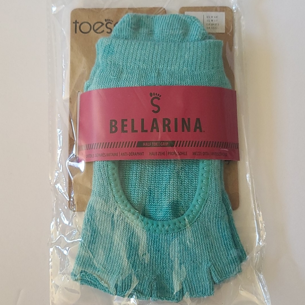 Toesox Bellarina Half Toe Grip Sock - Small